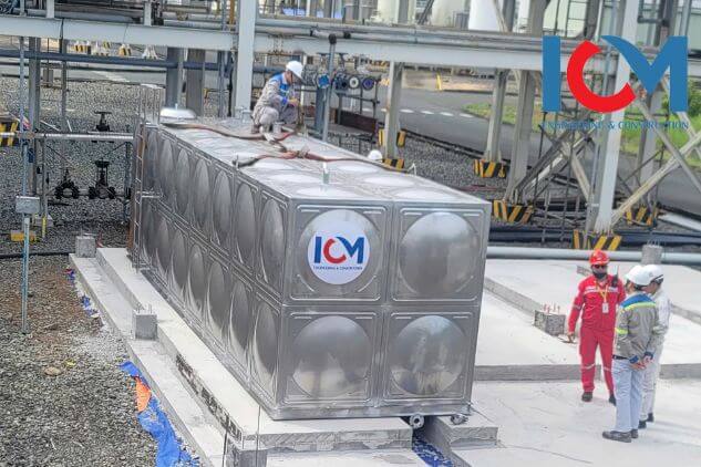 ứng dụng bồn lắp ghép inox PCCC chung cư cao tầng nhà xưởng bệnh viện khu công nghiệp