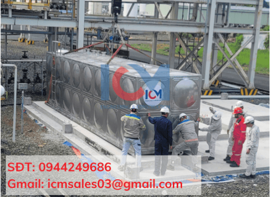 ICM - Thi công trọn gói bồn lắp ghép Cà Mau - 32M3