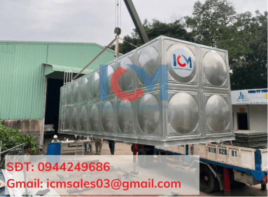 ICM - Gia công tại xưởng bồn lắp ghép 32M3
