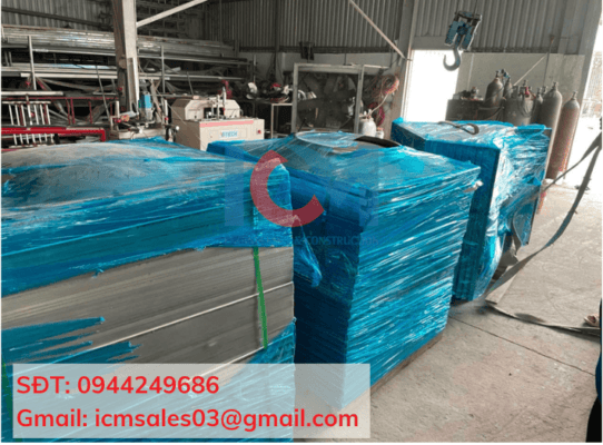 ICM - Chuẩn bị vật tư thi công bể nước lắp ghép inox