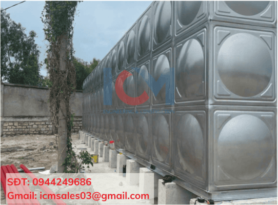 ICM - Đơn vị thi công bồn inox lắp ghép uy tín