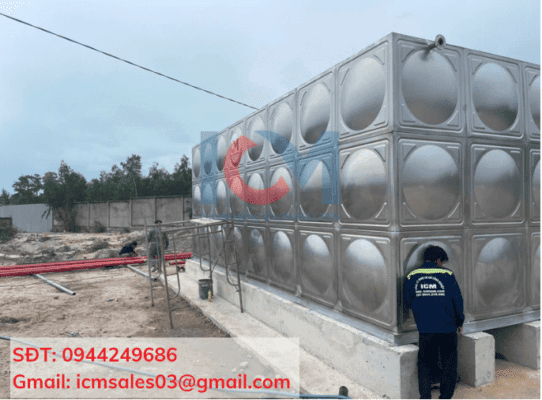 ICM - Đơn vị thi công bồn inox lắp ghép tại Bình Thuận