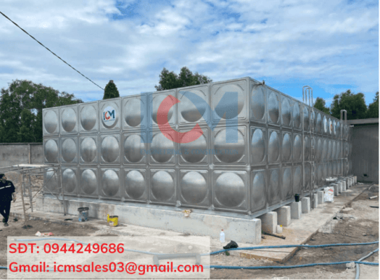 ICM - Đơn vị thi công bồn inox lắp ghép tại Bình Thuận