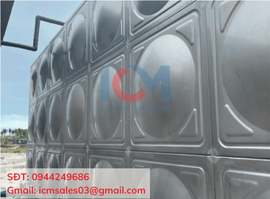 ICM - Đơn vị thi công bồn nước lắp ghép inox uy tín
