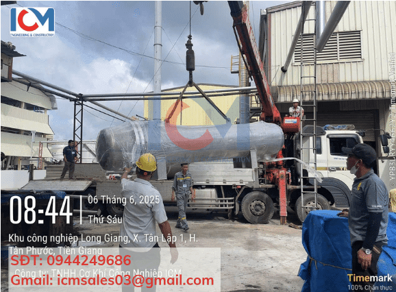 ICM - Bàn giao thiết bị trao đổi nhiệt tại công trình