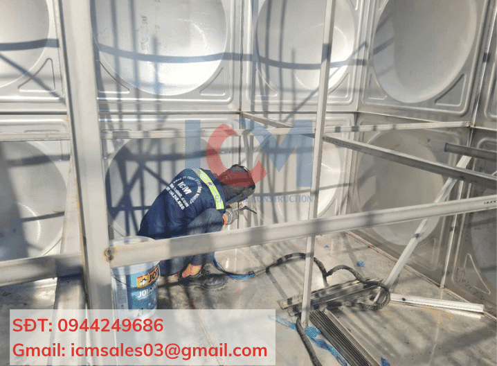 ICM - Thi công bồn bể công nghiệp lắp ghép