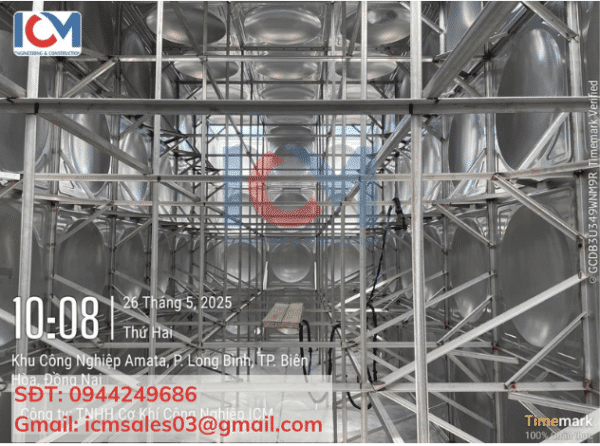 ICM - Thi công bồn bể lắp ghép tại TP.HCM