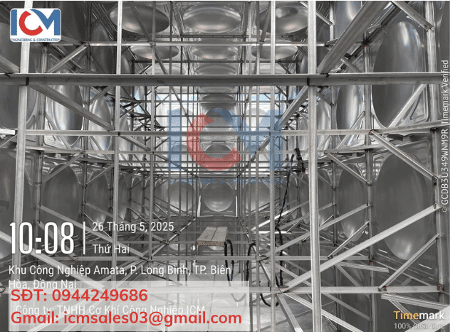 ICM - Thi công bồn bể lắp ghép tại TP.HCM
