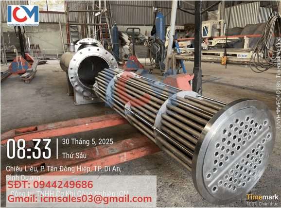 ICM - Thiết kế gia công thiết bị trao đổi nhiệt dạng ống chùm