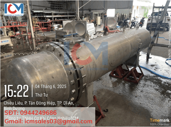 ICM - Thiết kế thi công Bộ thiết bị trao đổi nhiệt Heat Exchanger
