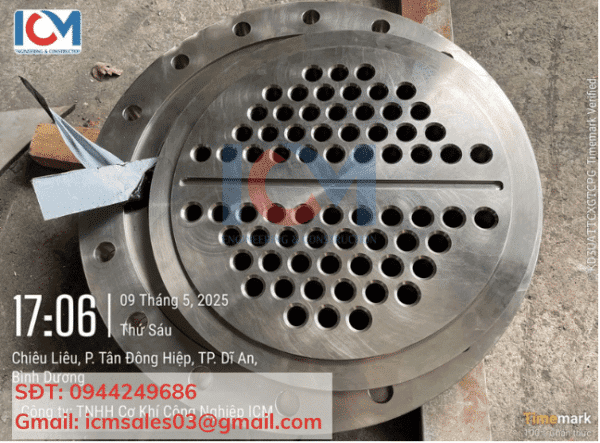 ICM - Thiết kế thi công bộ thiết bị trao đổi nhiệt dạng ống chùm