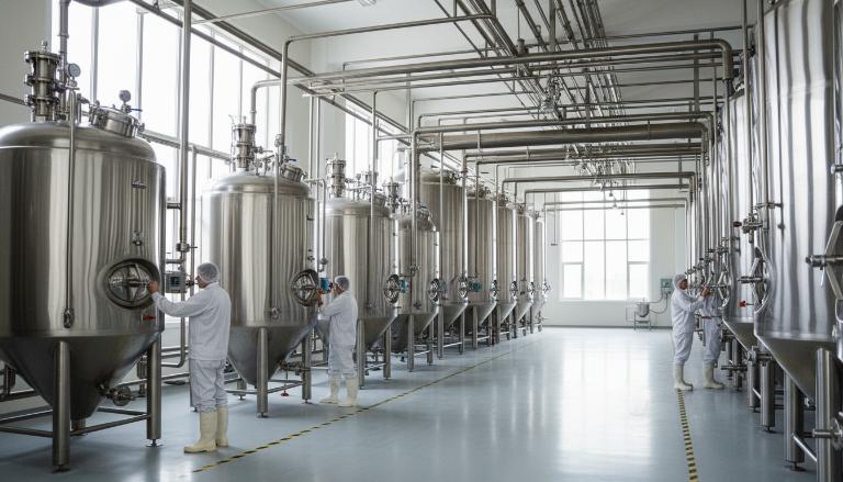 Các loại bồn inox công nghiệp phổ biến và cấu tạo cơ bản